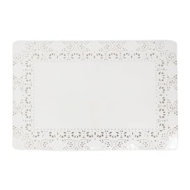 Dentelle Rectangle en Papier 25x37cm (2.000 Utés)