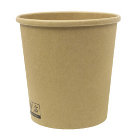 Pot en Carton Kraft-Kraft 450ml Ø9,5cm (25 Utés)