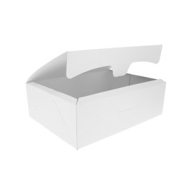 Boîte pâtissière 17,5x11,5x4,7cm 250g Blanc (360 Unités)