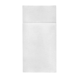 Serviette Kangourou Airlaid Blanc 40x40cm (30 unités)