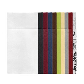 Serviette Kangourou Airlaid Blanc 40x40cm (30 unités)