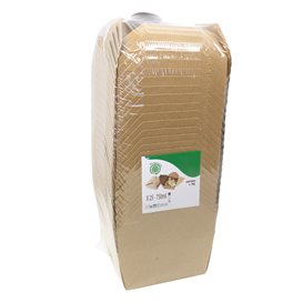 Boîte Américaine Kraft-Kraft 12x10,5x6,5cm 750ml (25 Utés)