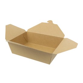 Boîte Américaine Kraft-Kraft 21,5x15,5x6,5cm 1.900ml (25 Utés)