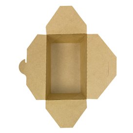 Boîte Américaine Kraft-Kraft 16x10x6,5cm 900ml (200 Utés)