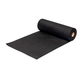 Nappe Non Tissé Prédécoupé 0,40x48m Noire 55g (1 Uté)