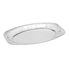 Plat Oval Aluminium 1650ml (100 Unités)