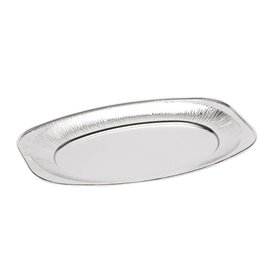 Plat Oval Aluminium 870ml (100 Unités)