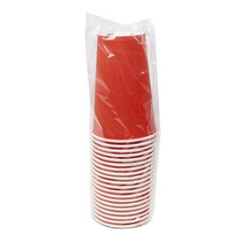 Gobelet en carton « Couleurs » Rouge 600ml Ø9,4cm (320 Utés)