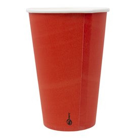 Gobelet en carton « Couleurs » Rouge 600ml Ø9,4cm (320 Utés)