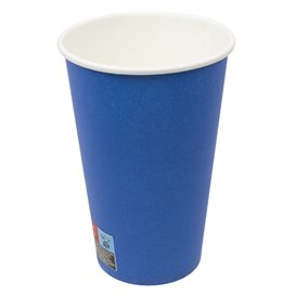 Gobelet en carton « Couleurs » Bleu 600ml Ø9,4cm (20 Utés)