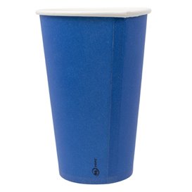 Gobelet en carton « Couleurs » Bleu 600ml Ø9,4cm (20 Utés)