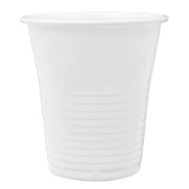 Gobelet  à Café Blanc en Plastique 166ml (100 Utés)