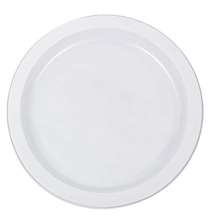 Assiette Réutilisable PS Plate Blanche 22cm (550Utés)