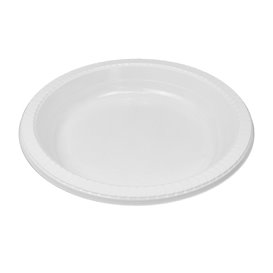 Assiette Réutilisable PS Creuse Blanche 22cm (25 Utés)