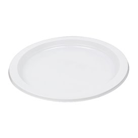 Assiette Réutilisable PS Plate Blanche 22cm (50 Utés)