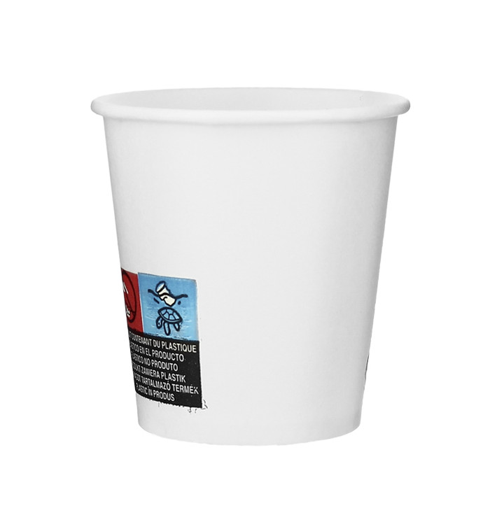 Gobelet Carton 3 Oz/100ml Blanc Ø5,8cm (50 Utés)