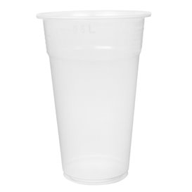 Gobelet en Plastique PP Réutilisable Transparent 550ml Ø9,0cm (75 Utés)