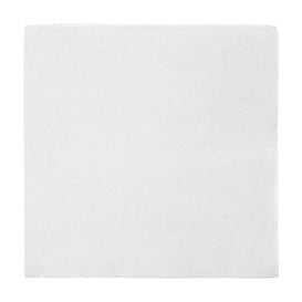 Serviette en Papier Molletonnée 40x40cm 2E Blanche (1.200 Utés)