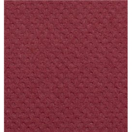 Serviette Cocktail en Papier Molletonnée 20x20cm Bordeaux (100 Utés)