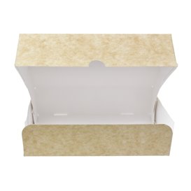 Boîte Pâtissière  en Carton Kraft 17,5x11,5x4,7cm 250g (400 Utés)