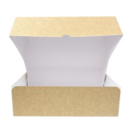 Boîte Pâtissière  en Carton Kraft 25,8x18,9x8cm 2kg (20 Utés)