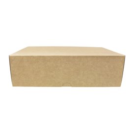 Boîte Pâtissière  en Carton Kraft 20,4x15,8x6cm 1kg (20 Utés)