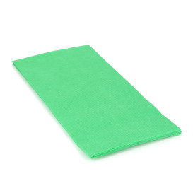 Serviette Papier Molletonnée 1/8 40X40 Vert Pomme (50 Utés)