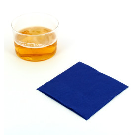 Serviette Papier à Cocktail 20x20 Bleu (6.000 Unités)