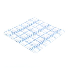 Serviette Papier 33x33 Carré Bleu 1 epaisseur (80 Utés)