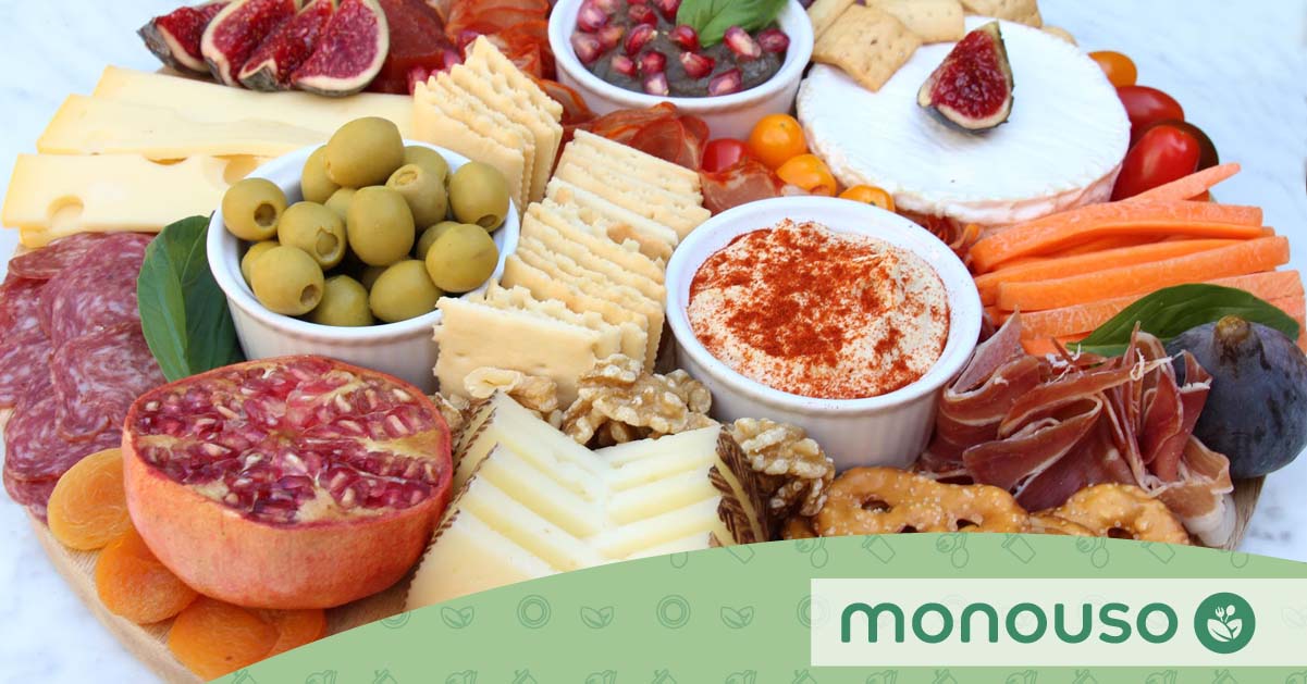 Plateau De Fête Miniature 1:12 - Saucisse, Salami, Jambon, Fromage - Fait Main En Résine Et Argile - Neuf